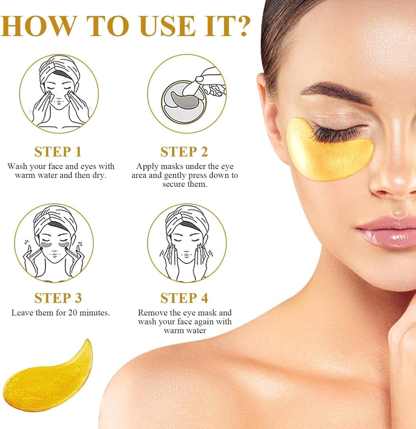 Gold Anti-Wrinkle Eye Mask